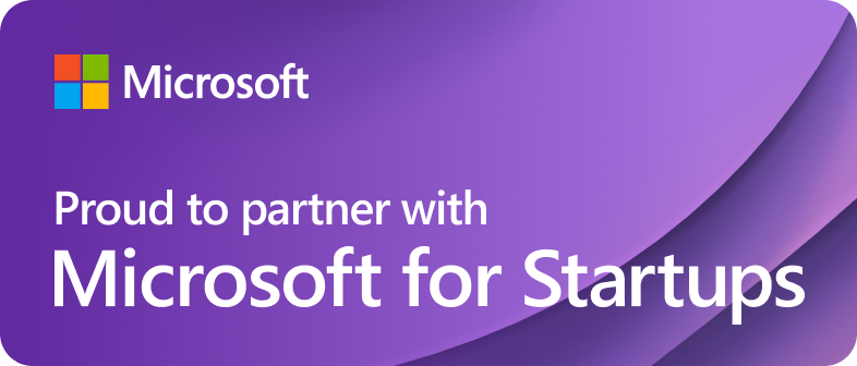 Microsoft for Startups · Proud to partner with